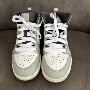 Grey Jordan 1s size 1.5y